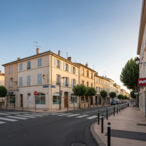 Vue extérieure d'une maison à Biot à vendre